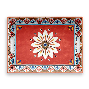 Melamine Handled Serve Tray